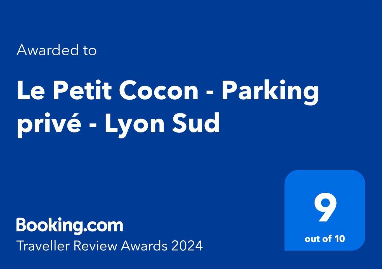 Апартаменты Le Petit Cocon - Parking Prive - Lyon Sud Венисьё Экстерьер фото